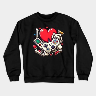 i love game boy Crewneck Sweatshirt